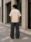 Plain cammel colour baggy shirt