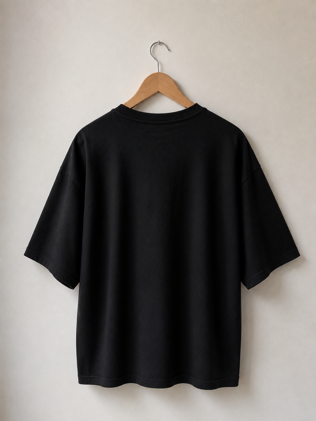 Export Quality " Plain " Black Downsholders T-Shirt