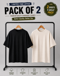 Pack Of 2 Plain Tee Shirts